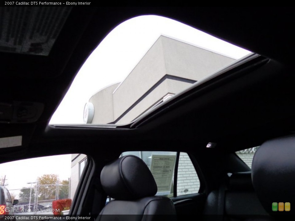 Ebony Interior Sunroof for the 2007 Cadillac DTS Performance #87571315