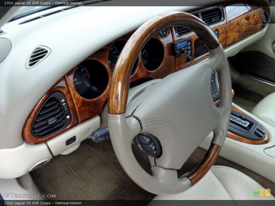 Oatmeal Interior Steering Wheel for the 2000 Jaguar XK XKR Coupe #87571525