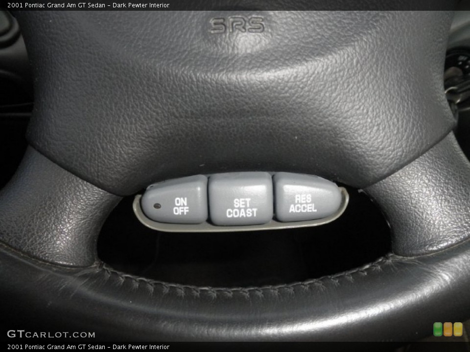 Dark Pewter Interior Controls for the 2001 Pontiac Grand Am GT Sedan #87571969
