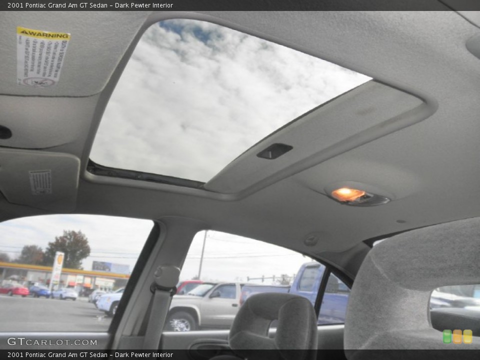 Dark Pewter Interior Sunroof for the 2001 Pontiac Grand Am GT Sedan #87572089