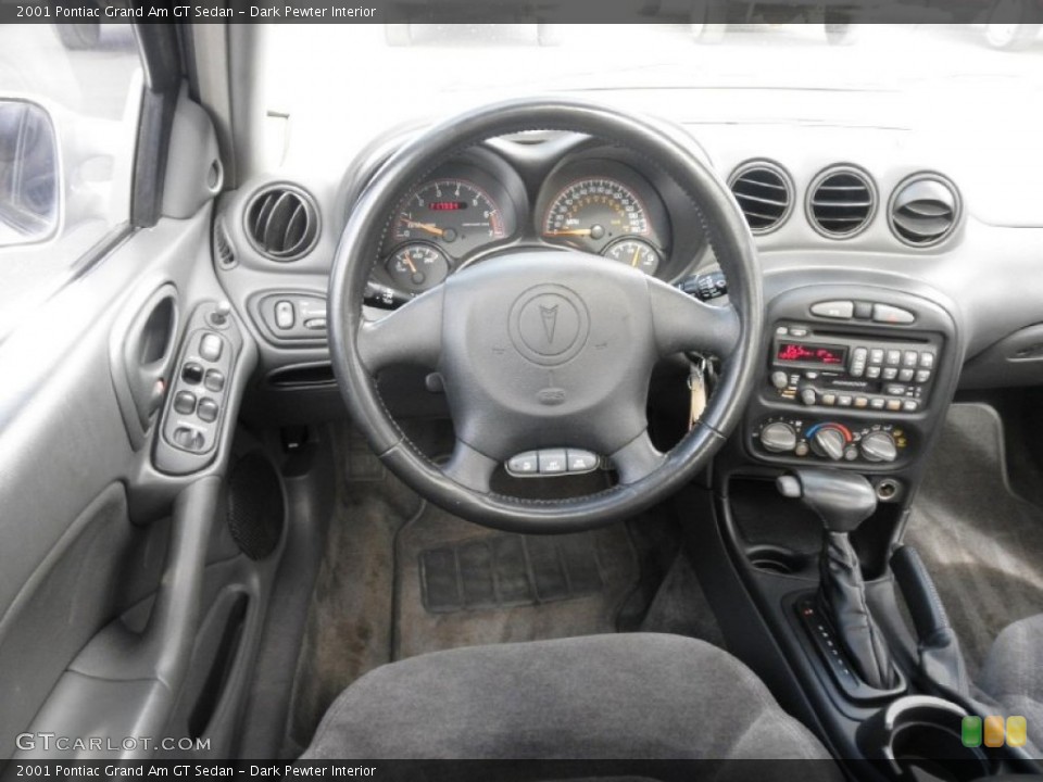 Dark Pewter Interior Dashboard for the 2001 Pontiac Grand Am GT Sedan #87572113