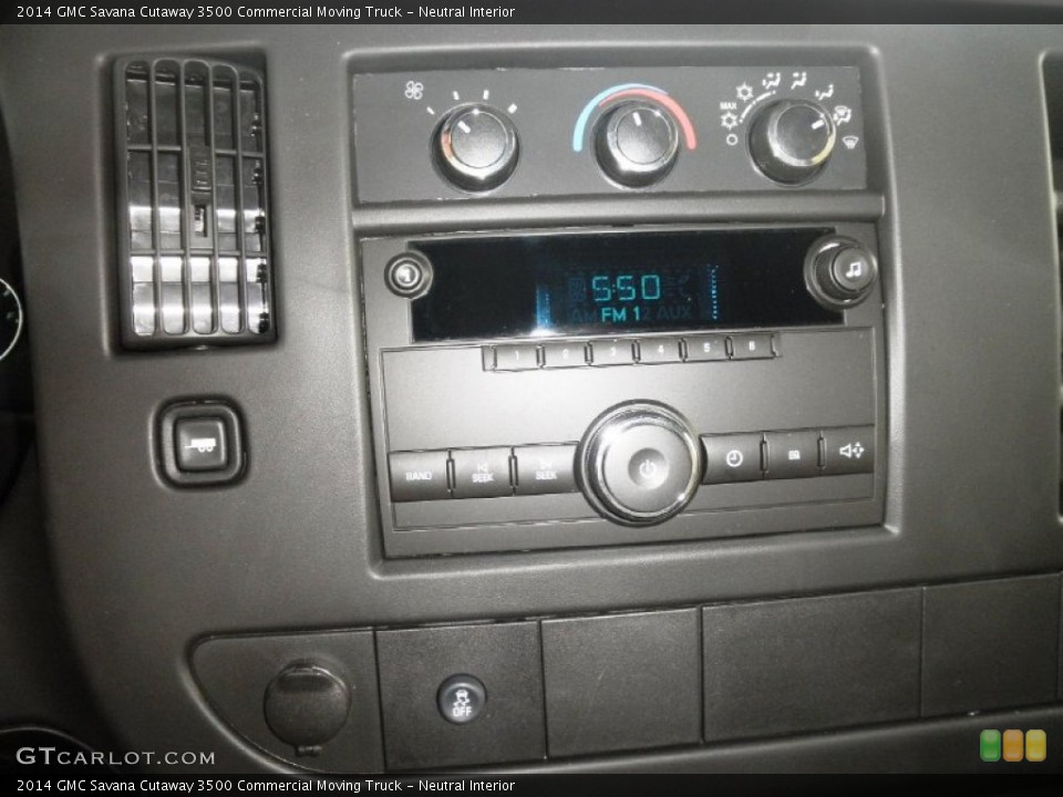 Neutral Interior Controls for the 2014 GMC Savana Cutaway 3500 Commercial Moving Truck #87572677
