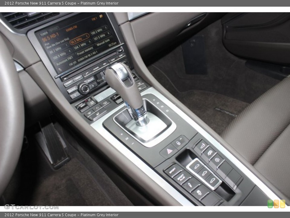 Platinum Grey Interior Transmission for the 2012 Porsche New 911 Carrera S Coupe #87573529