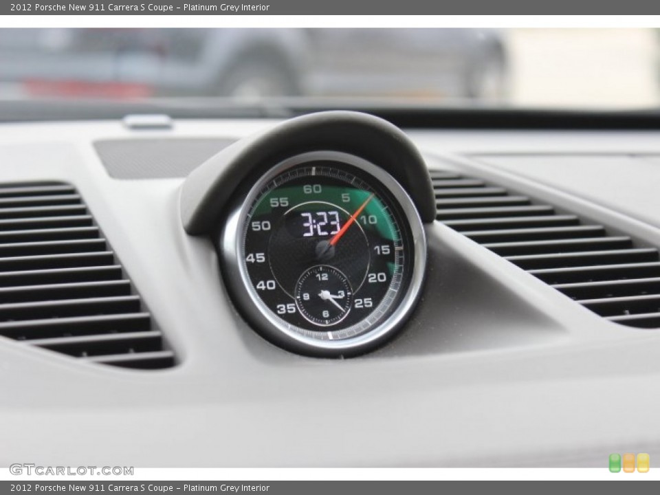 Platinum Grey Interior Gauges for the 2012 Porsche New 911 Carrera S Coupe #87573607