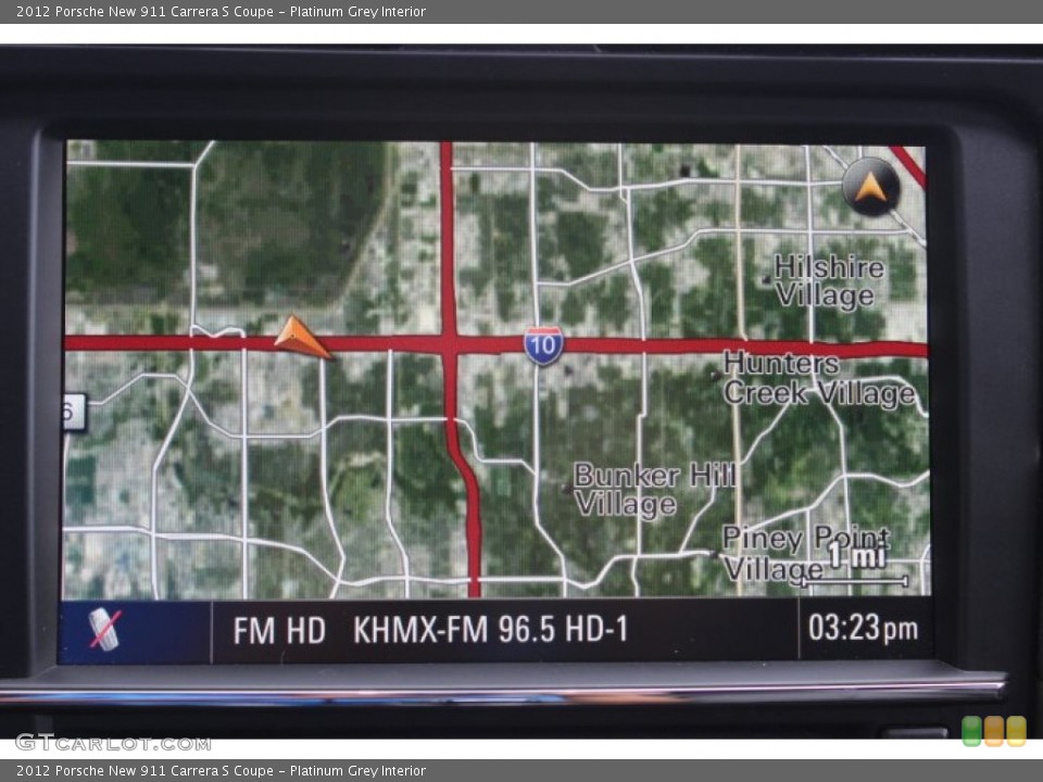Platinum Grey Interior Navigation for the 2012 Porsche New 911 Carrera S Coupe #87573628