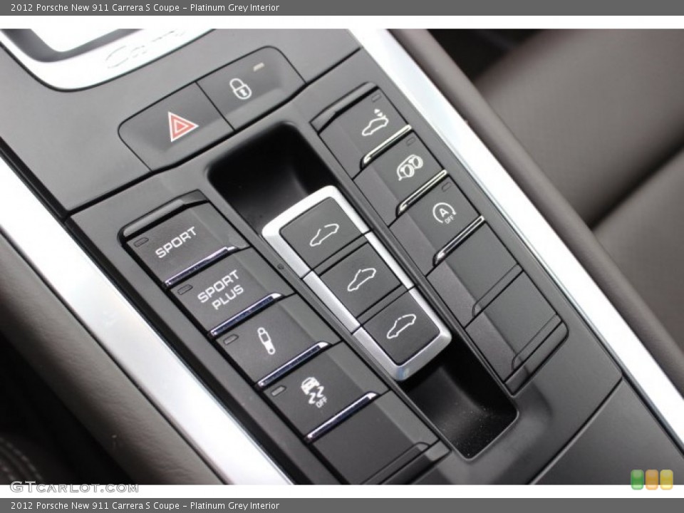 Platinum Grey Interior Controls for the 2012 Porsche New 911 Carrera S Coupe #87573682