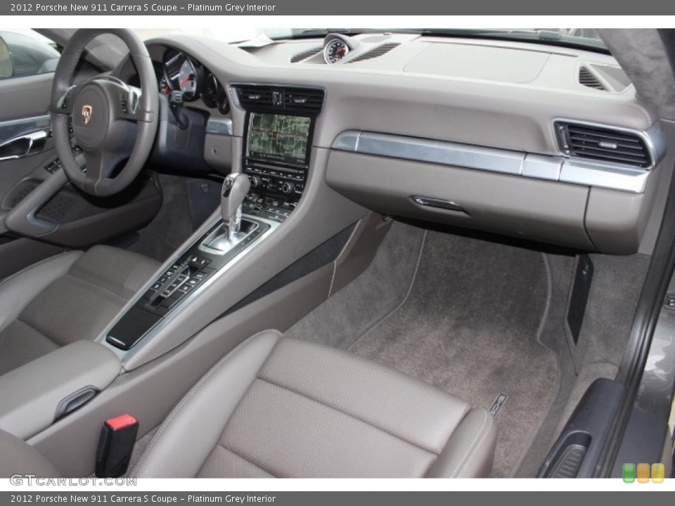 Platinum Grey Interior Dashboard for the 2012 Porsche New 911 Carrera S Coupe #87573856