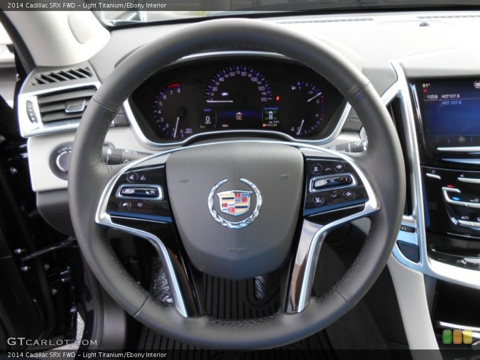 Light Titanium/Ebony Interior Steering Wheel for the 2014 Cadillac SRX FWD #87573859