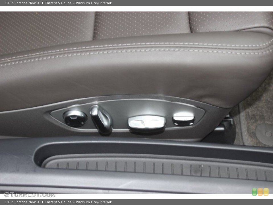 Platinum Grey Interior Controls for the 2012 Porsche New 911 Carrera S Coupe #87573891