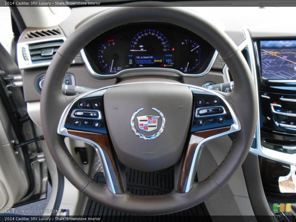 Shale/Brownstone Interior Steering Wheel for the 2014 Cadillac SRX Luxury #87574231