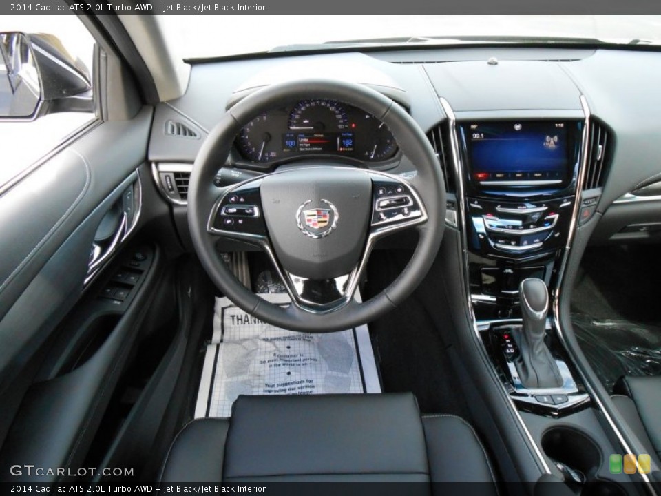 Jet Black/Jet Black Interior Dashboard for the 2014 Cadillac ATS 2.0L Turbo AWD #87574984