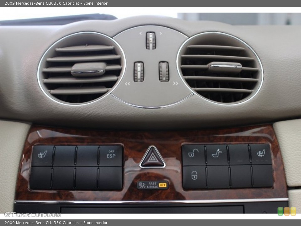 Stone Interior Controls for the 2009 Mercedes-Benz CLK 350 Cabriolet #87575453