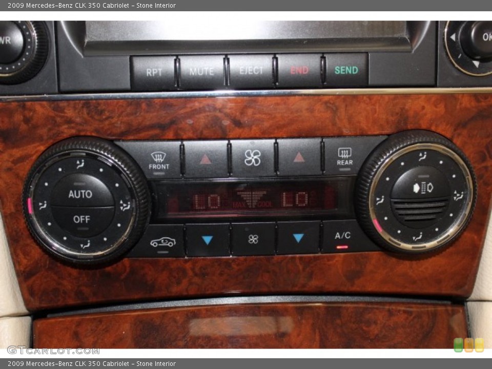 Stone Interior Controls for the 2009 Mercedes-Benz CLK 350 Cabriolet #87575500