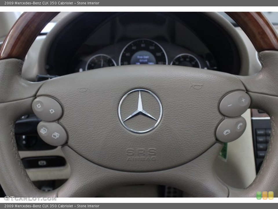 Stone Interior Controls for the 2009 Mercedes-Benz CLK 350 Cabriolet #87575545