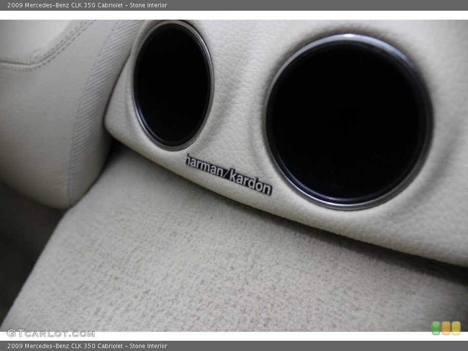 Stone Interior Audio System for the 2009 Mercedes-Benz CLK 350 Cabriolet #87575622