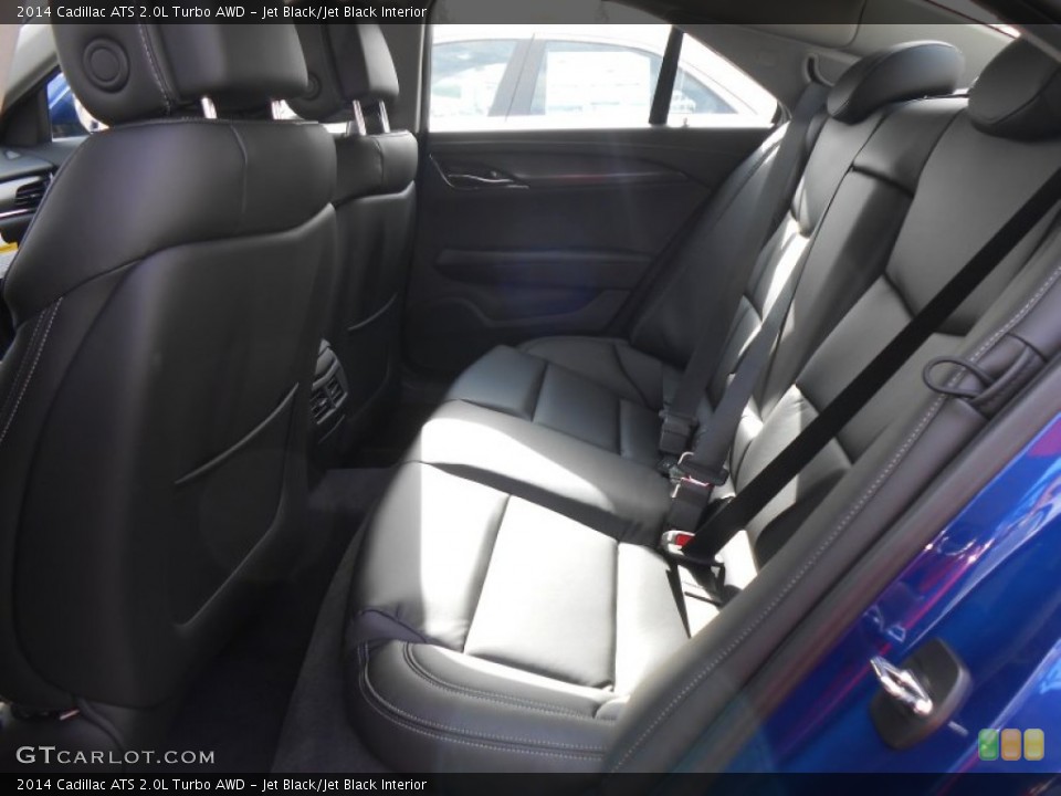 Jet Black/Jet Black Interior Rear Seat for the 2014 Cadillac ATS 2.0L Turbo AWD #87575743