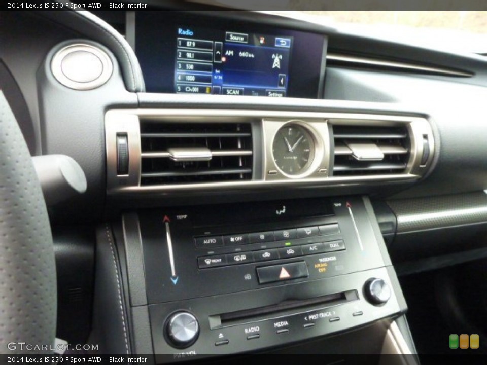 Black Interior Controls for the 2014 Lexus IS 250 F Sport AWD #87575938