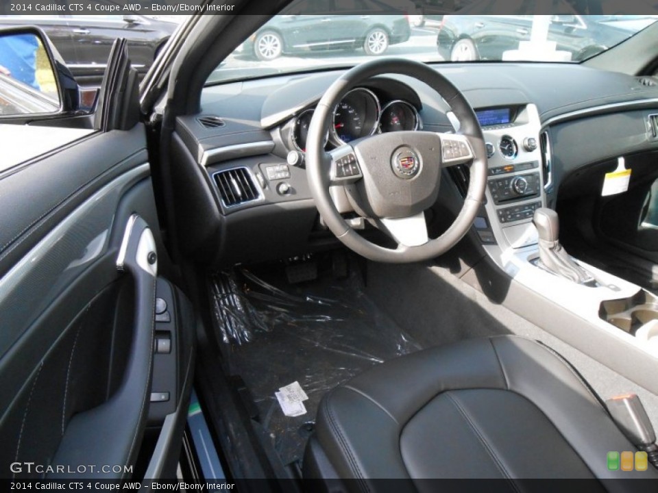 Ebony/Ebony Interior Prime Interior for the 2014 Cadillac CTS 4 Coupe AWD #87576517