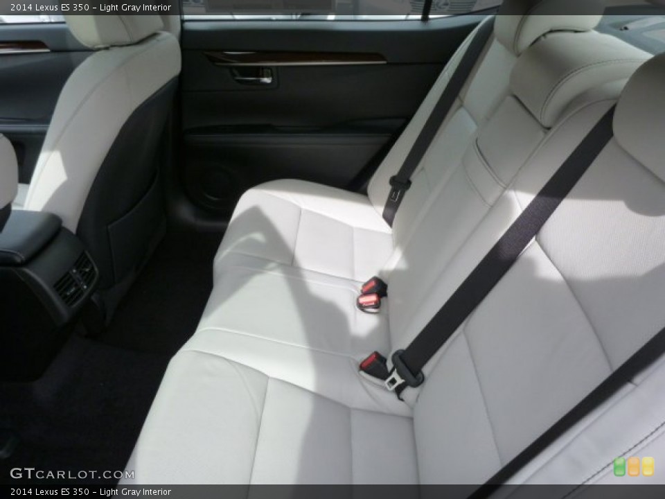 Light Gray Interior Rear Seat for the 2014 Lexus ES 350 #87576694