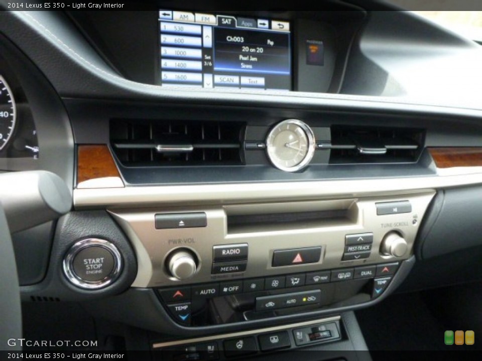 Light Gray Interior Controls for the 2014 Lexus ES 350 #87576868