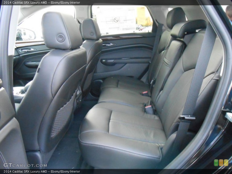 Ebony/Ebony Interior Rear Seat for the 2014 Cadillac SRX Luxury AWD #87578482