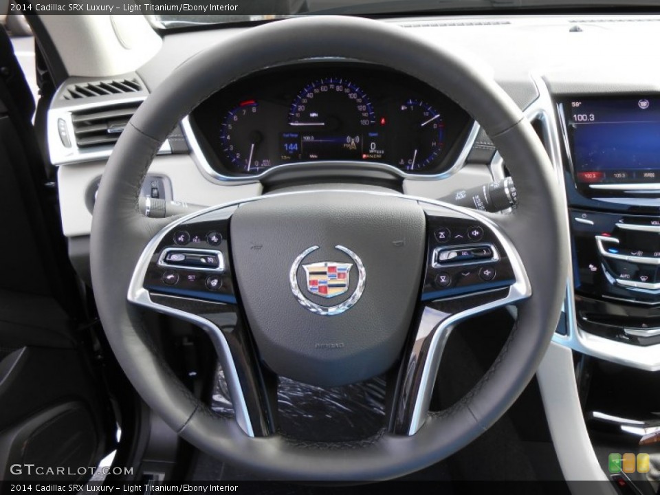 Light Titanium/Ebony Interior Steering Wheel for the 2014 Cadillac SRX Luxury #87578959