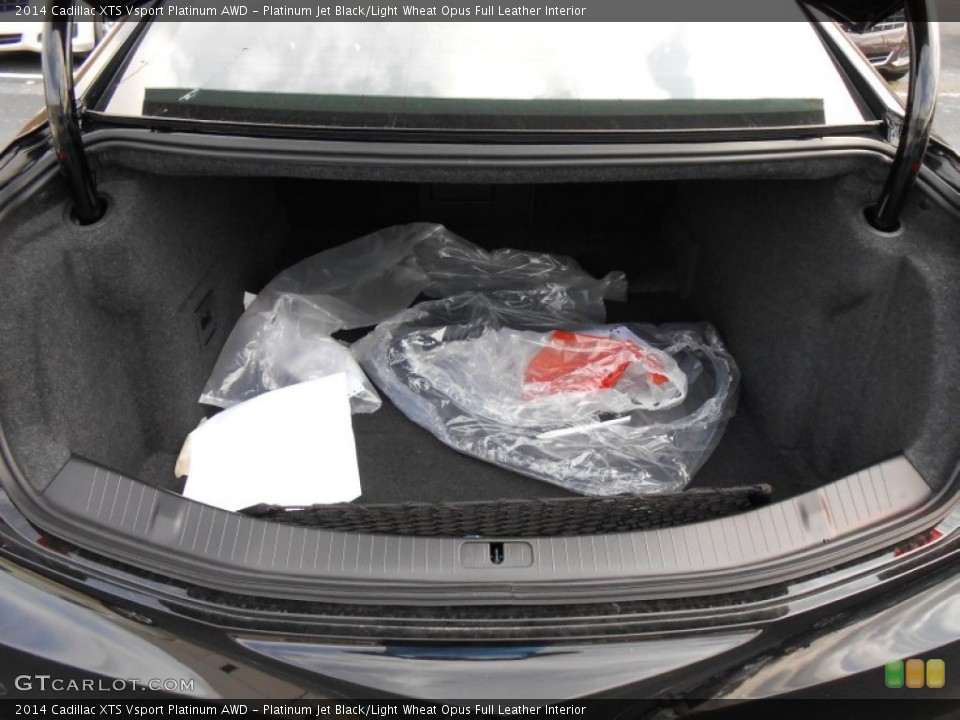 Platinum Jet Black/Light Wheat Opus Full Leather Interior Trunk for the 2014 Cadillac XTS Vsport Platinum AWD #87579216