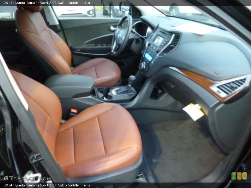 Saddle Interior Front Seat for the 2014 Hyundai Santa Fe Sport 2.0T AWD #87579655