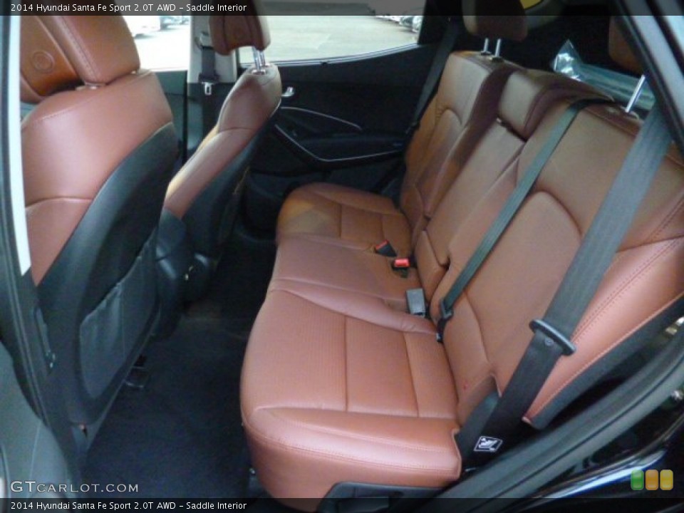Saddle Interior Rear Seat for the 2014 Hyundai Santa Fe Sport 2.0T AWD #87579724