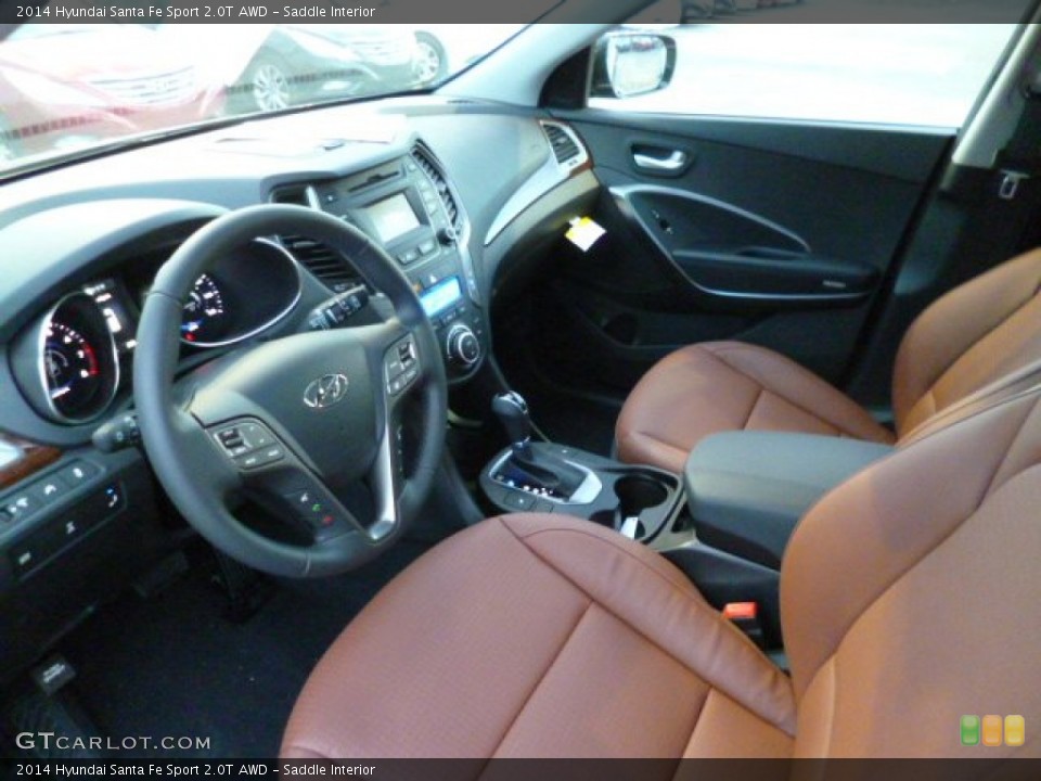 Saddle Interior Prime Interior for the 2014 Hyundai Santa Fe Sport 2.0T AWD #87579796