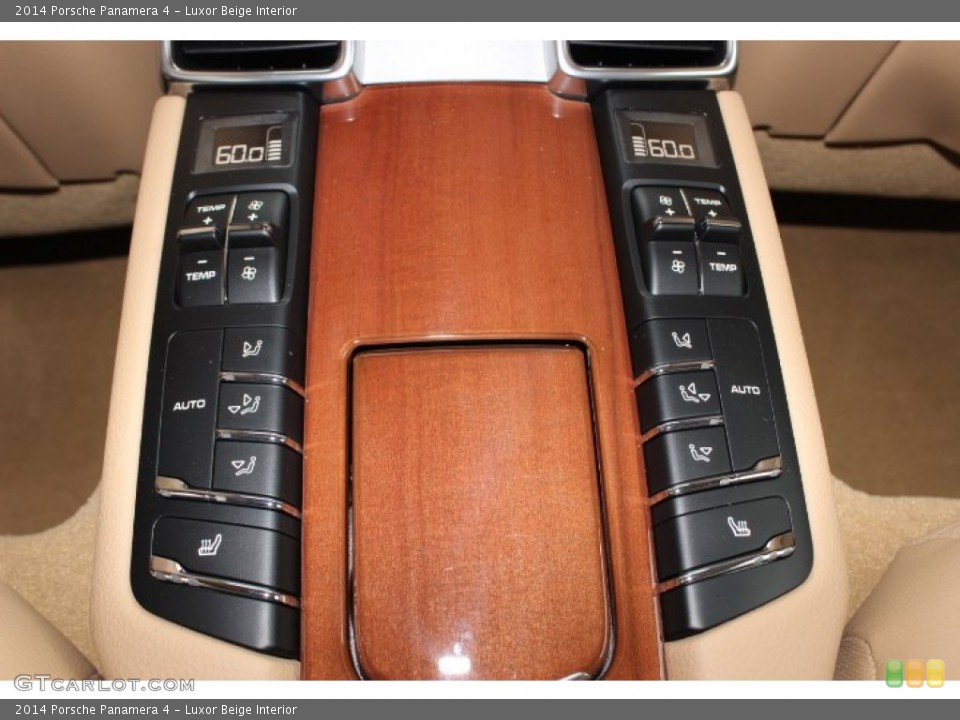 Luxor Beige Interior Controls for the 2014 Porsche Panamera 4 #87579852