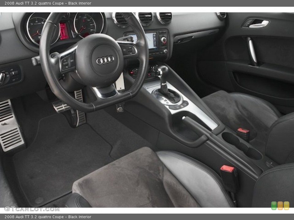 Black 2008 Audi TT Interiors