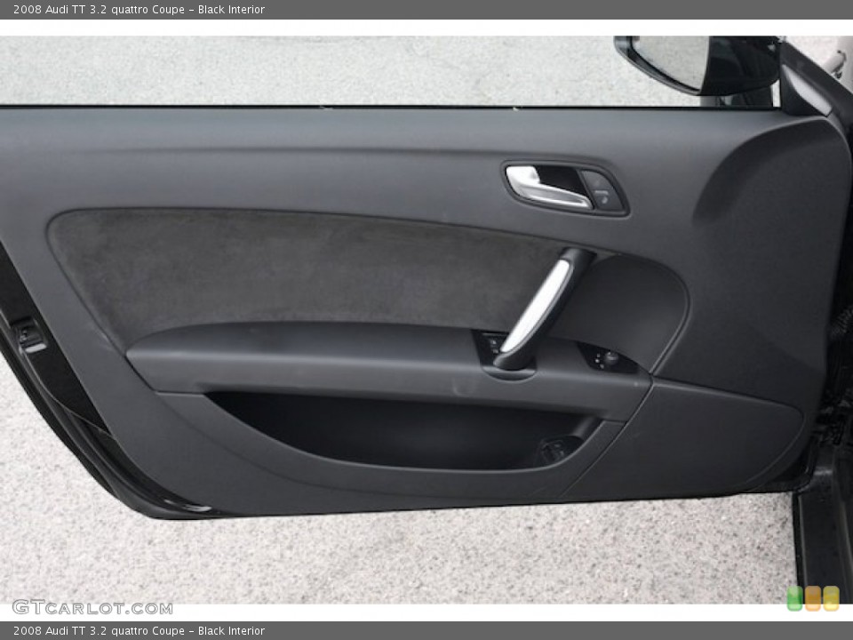 Black Interior Door Panel for the 2008 Audi TT 3.2 quattro Coupe #87584528