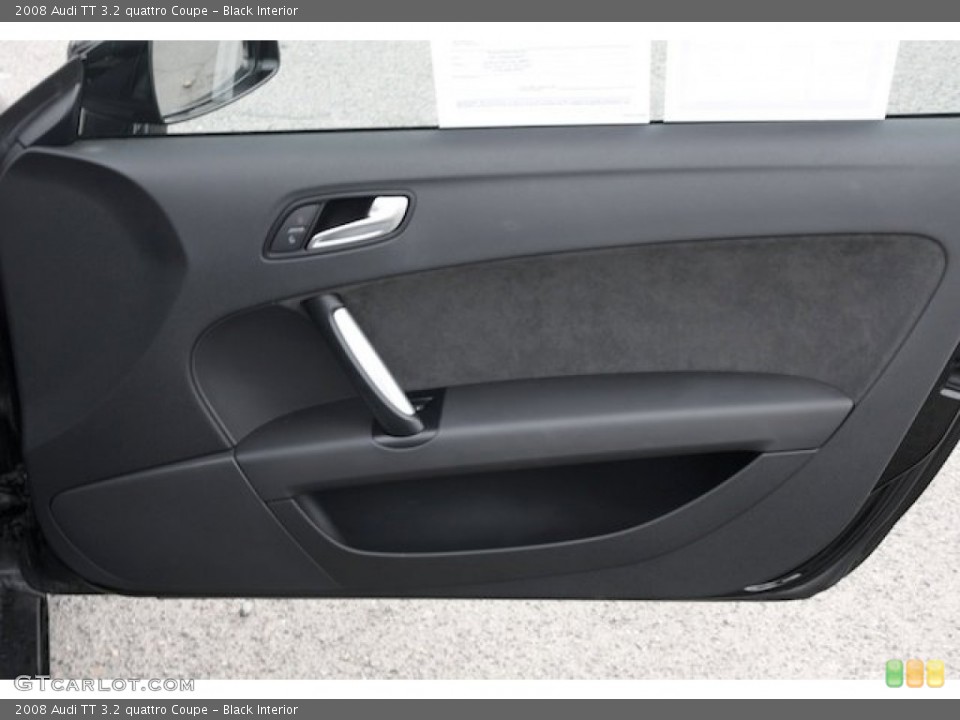 Black Interior Door Panel for the 2008 Audi TT 3.2 quattro Coupe #87584551
