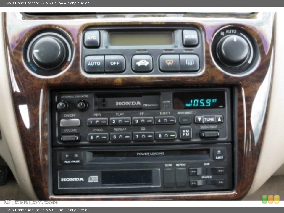 Ivory Interior Controls for the 1998 Honda Accord EX V6 Coupe #87584883