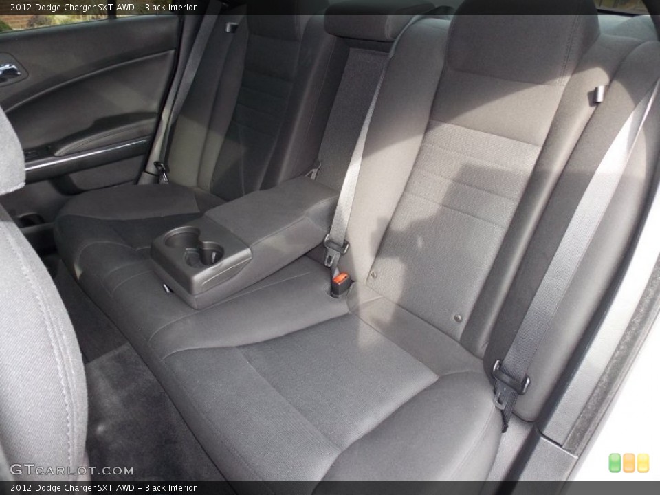 Black Interior Rear Seat for the 2012 Dodge Charger SXT AWD #87585445