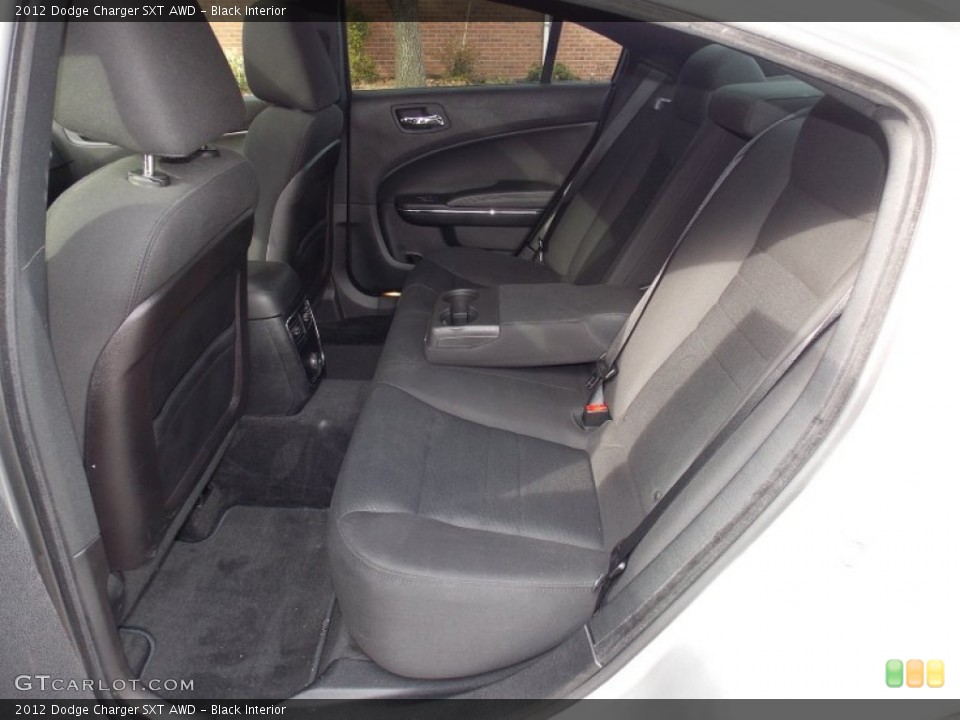 Black Interior Rear Seat for the 2012 Dodge Charger SXT AWD #87585469