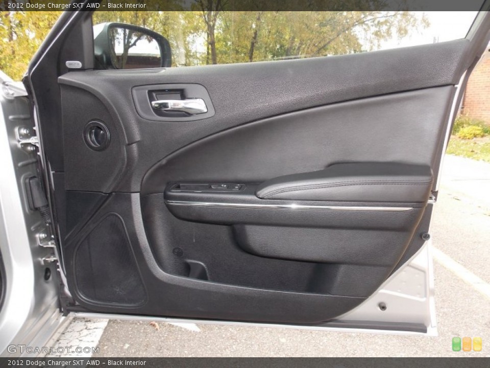 Black Interior Door Panel for the 2012 Dodge Charger SXT AWD #87585514