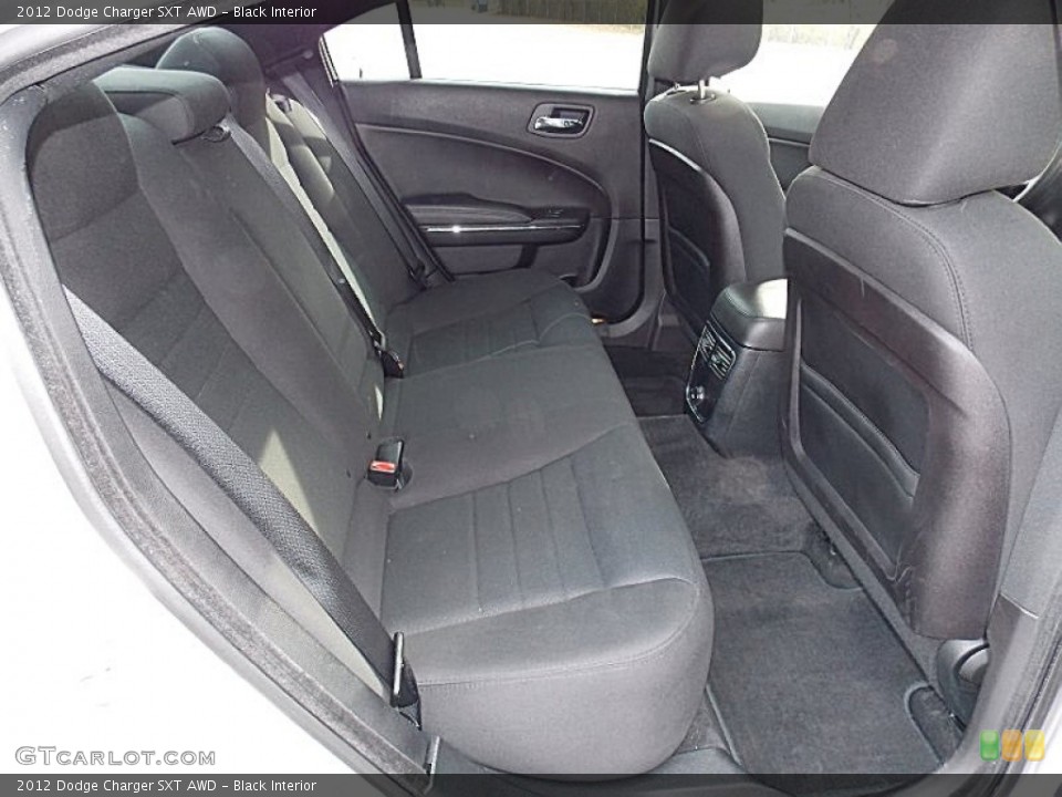 Black Interior Rear Seat for the 2012 Dodge Charger SXT AWD #87585679