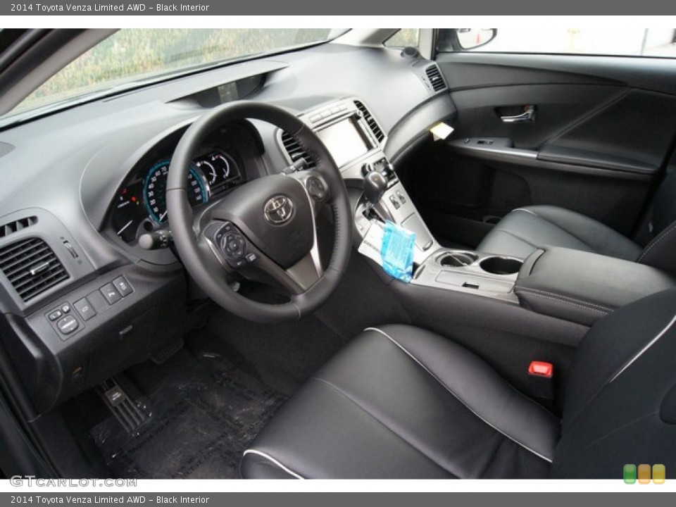 Black 2014 Toyota Venza Interiors