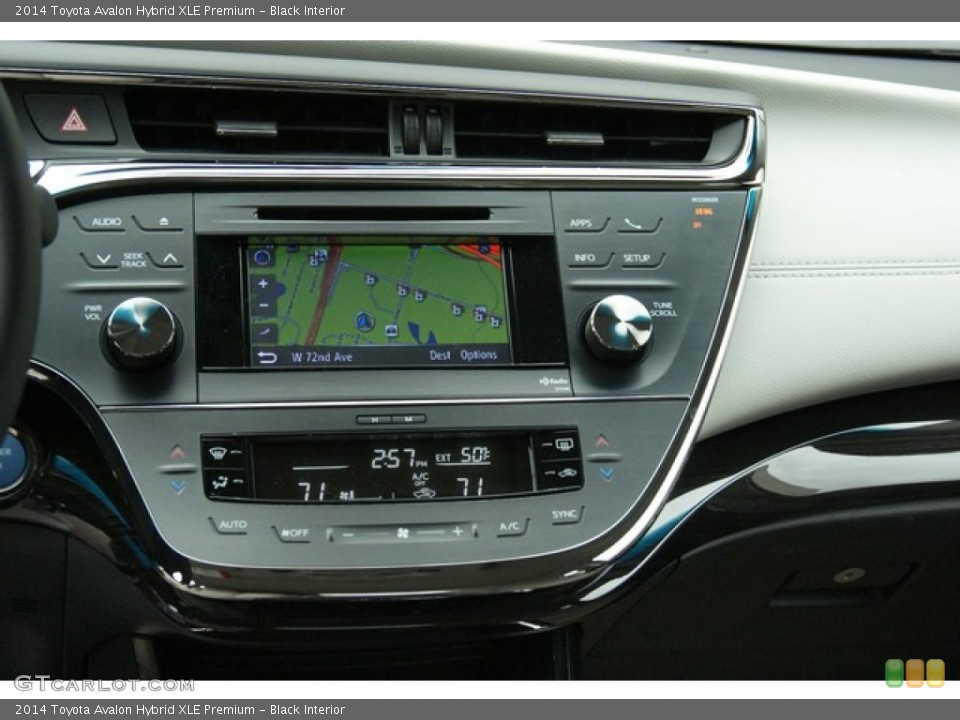 Black Interior Controls for the 2014 Toyota Avalon Hybrid XLE Premium #87588049