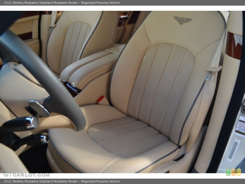Magnolia/Porpoise Interior Front Seat for the 2012 Bentley Mulsanne  #87590095