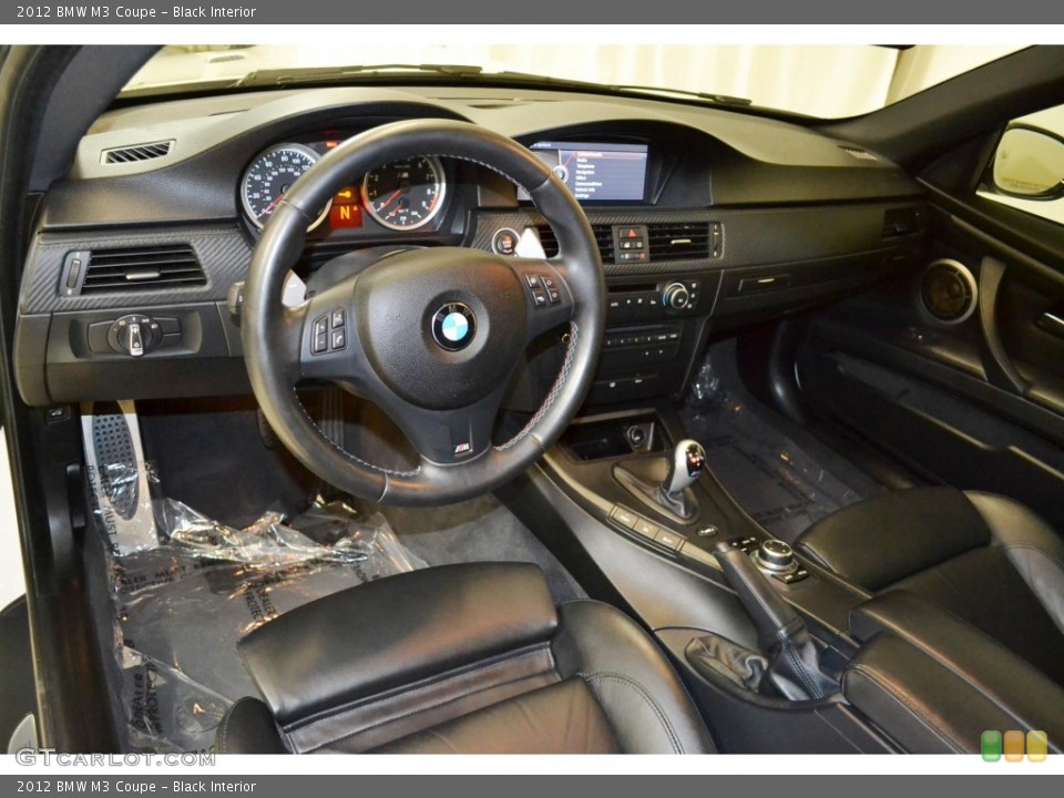 Black 2012 BMW M3 Interiors
