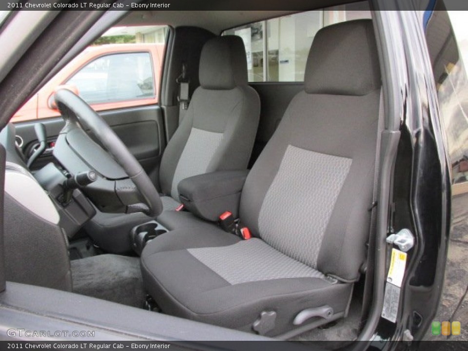 Ebony Interior Front Seat for the 2011 Chevrolet Colorado LT Regular Cab #87590971
