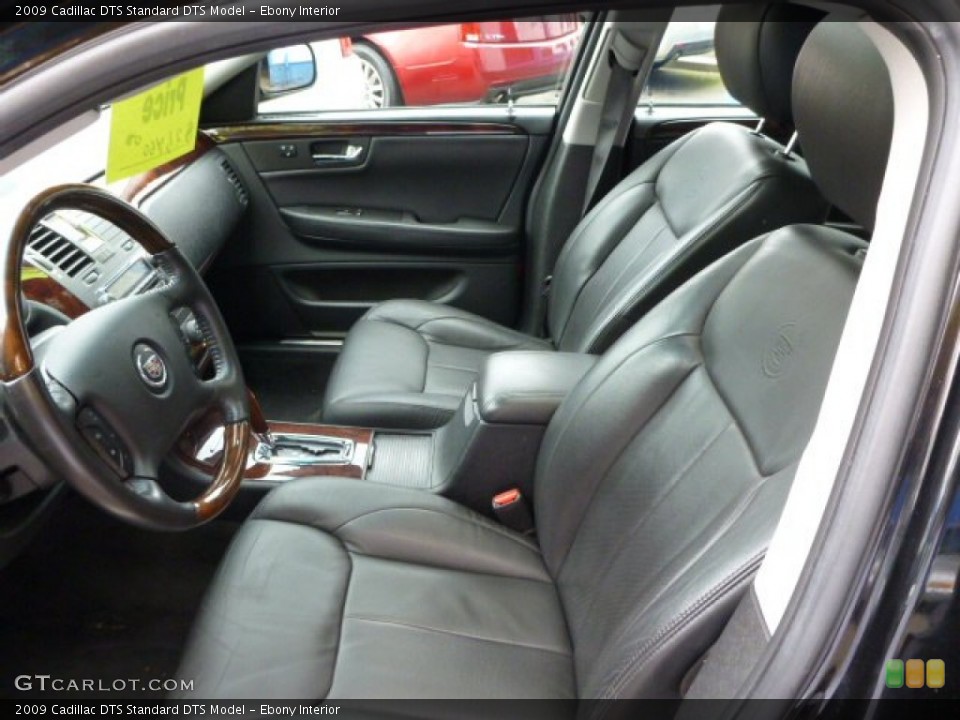 Ebony Interior Front Seat for the 2009 Cadillac DTS  #87593371
