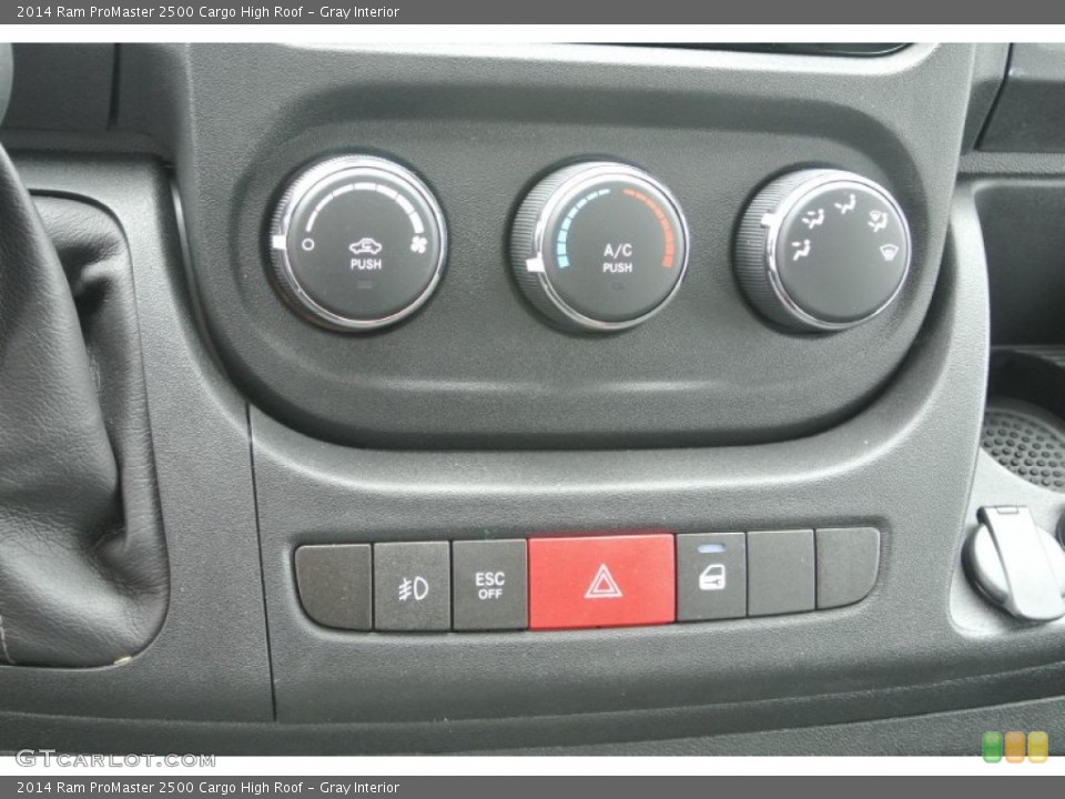Gray Interior Controls for the 2014 Ram ProMaster 2500 Cargo High Roof #87596665