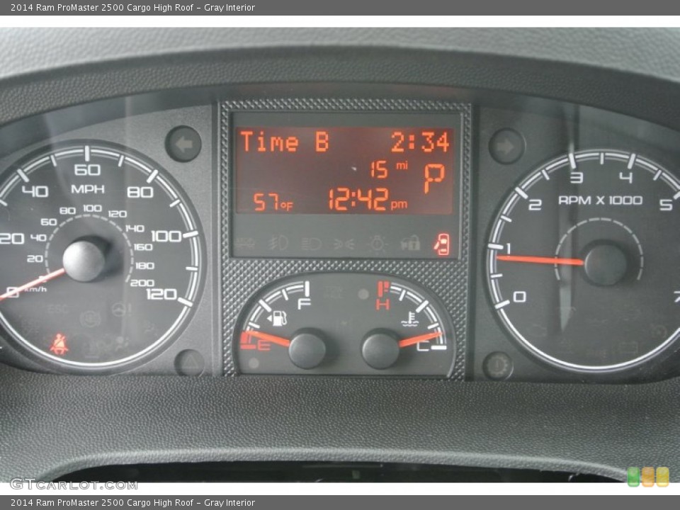 Gray Interior Gauges for the 2014 Ram ProMaster 2500 Cargo High Roof #87596785