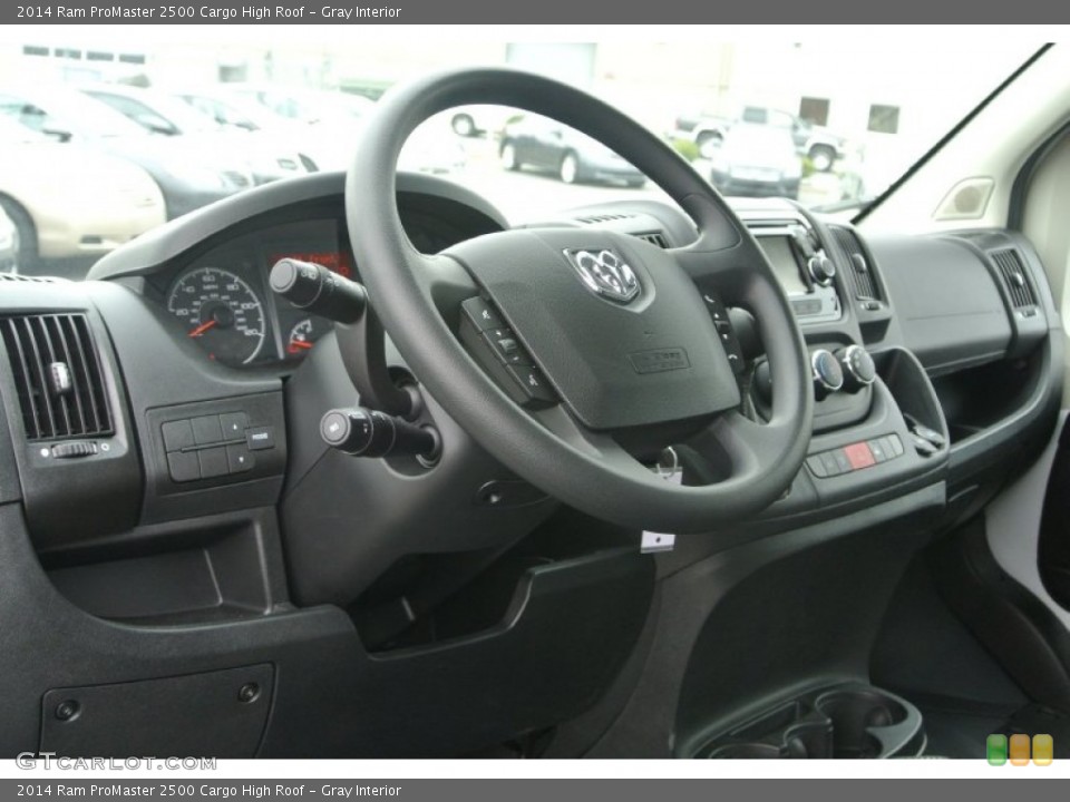 Gray Interior Steering Wheel for the 2014 Ram ProMaster 2500 Cargo High Roof #87596992