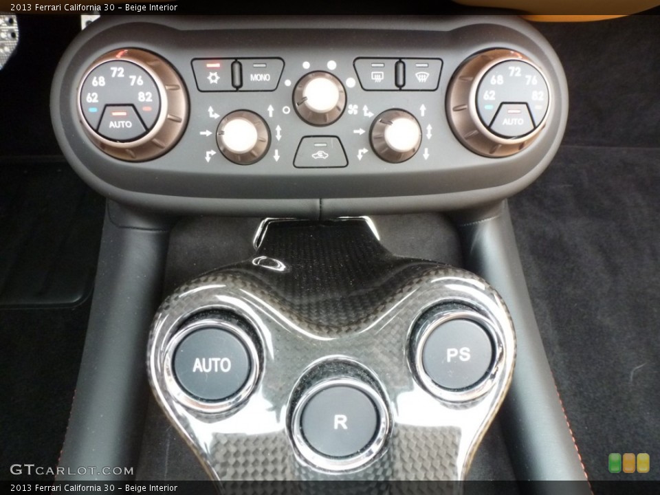 Beige Interior Controls for the 2013 Ferrari California 30 #87598660