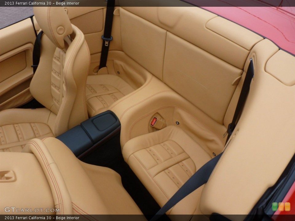 Beige Interior Rear Seat for the 2013 Ferrari California 30 #87598825